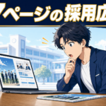 学校が、自分の卒業生を採るためのパンフレットを作っていた — 17ページ、先輩5人、そして約170人という数字