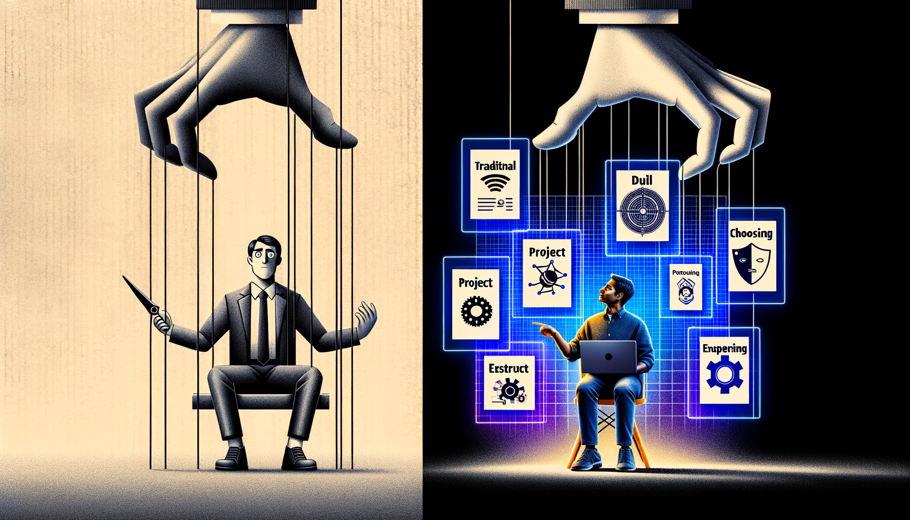 従来型アサイン vs 案件選択制