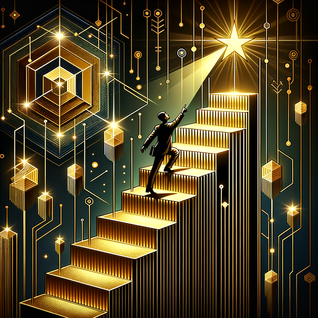 成長のステップを表すビジュアル