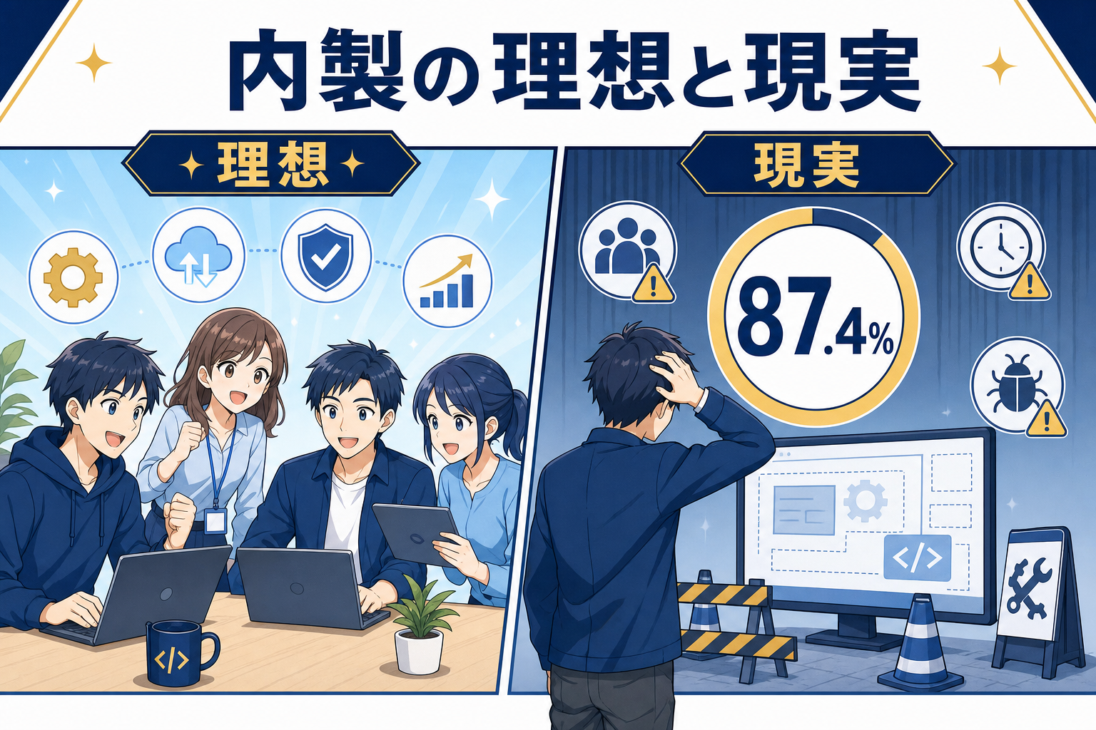 内製の理想と現実