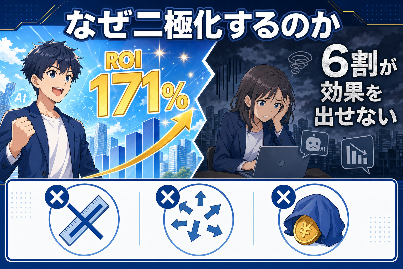 なぜROIが二極化するのか