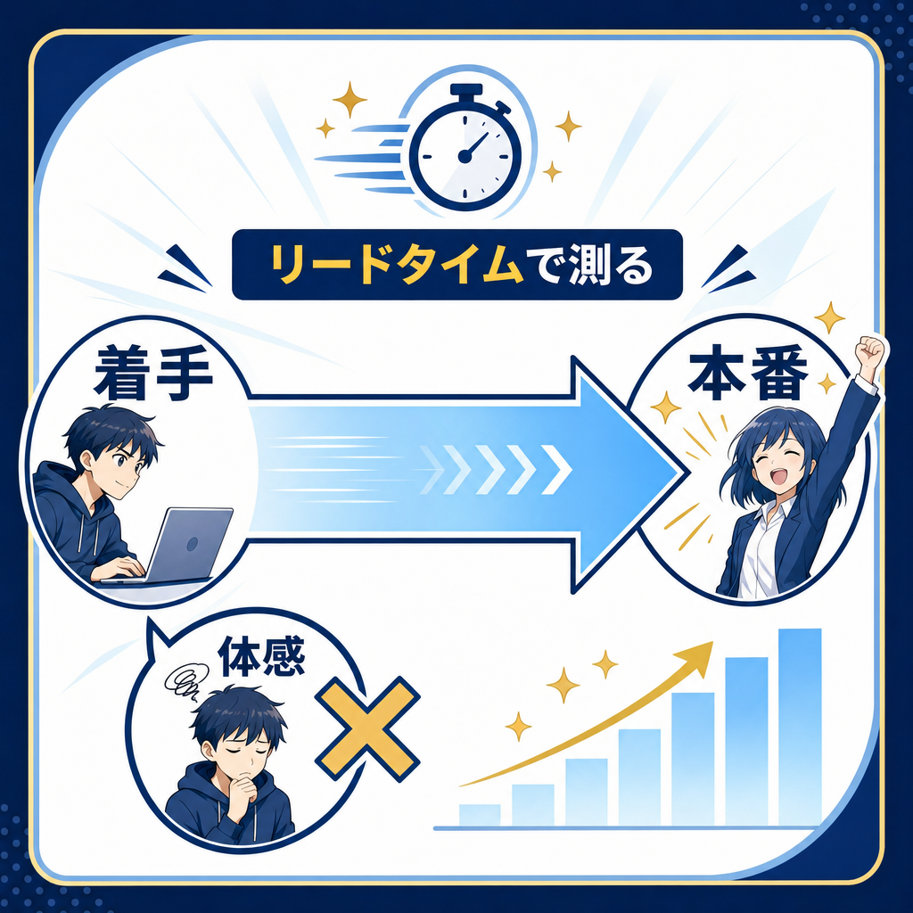 リードタイムで測る