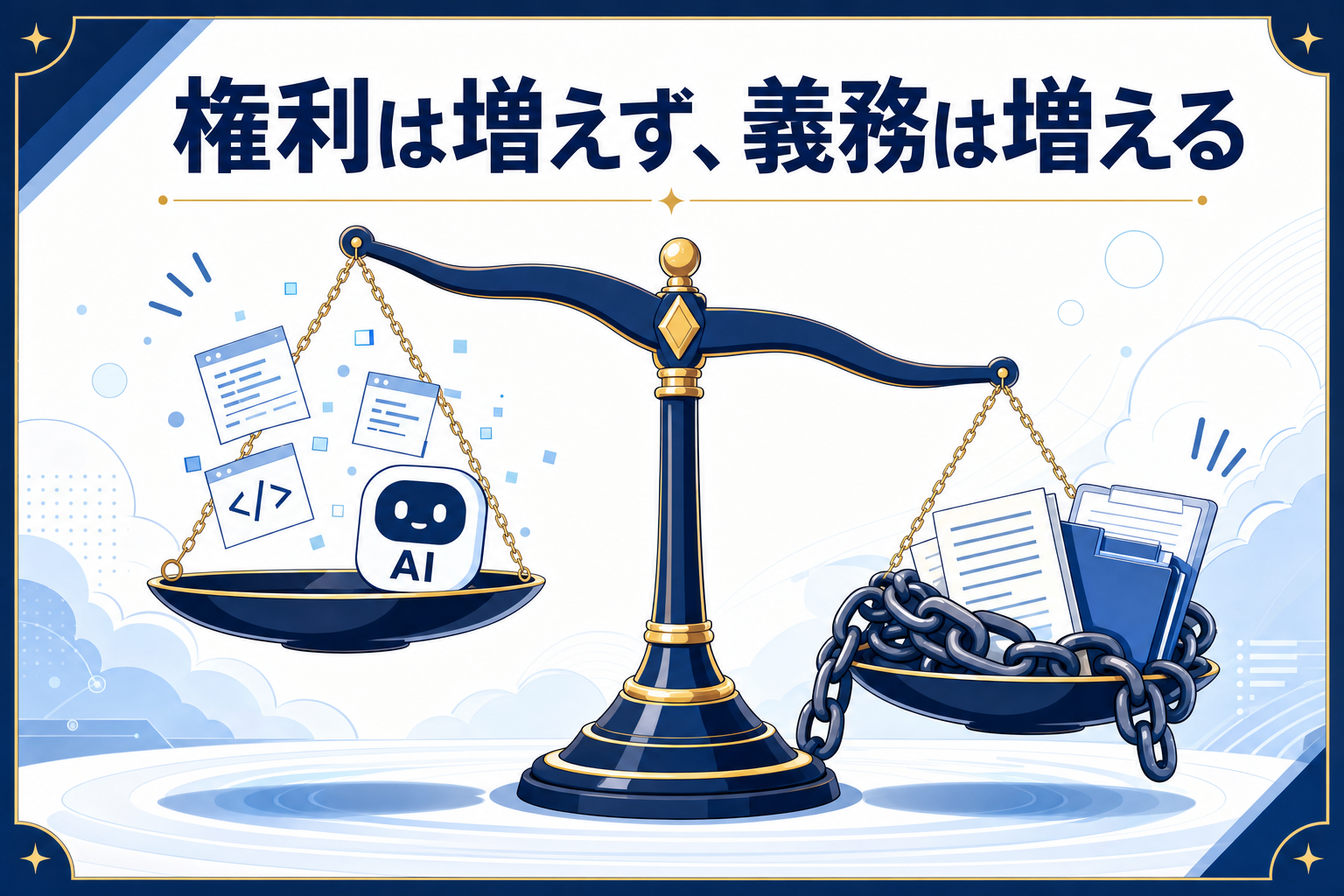 権利は増えず、義務は増える