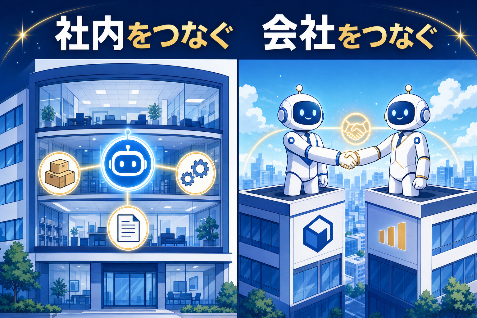 社内をつなぐ / 会社をつなぐ