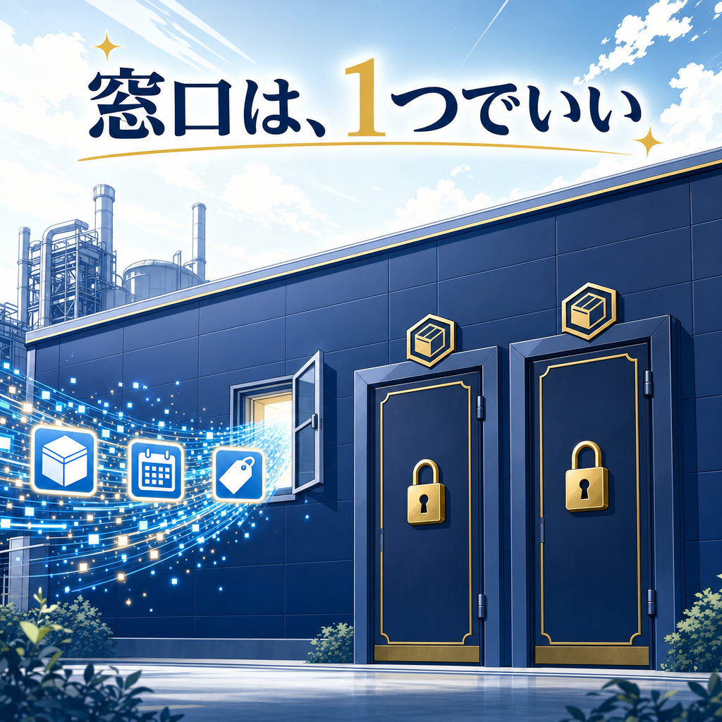 窓口は、1つでいい