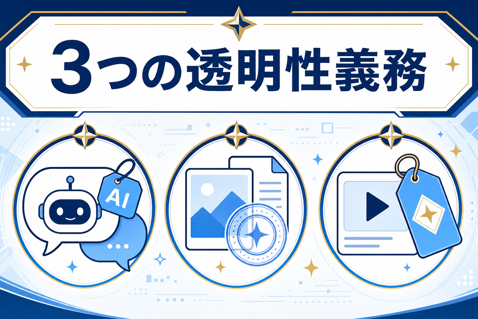 3つの透明性義務