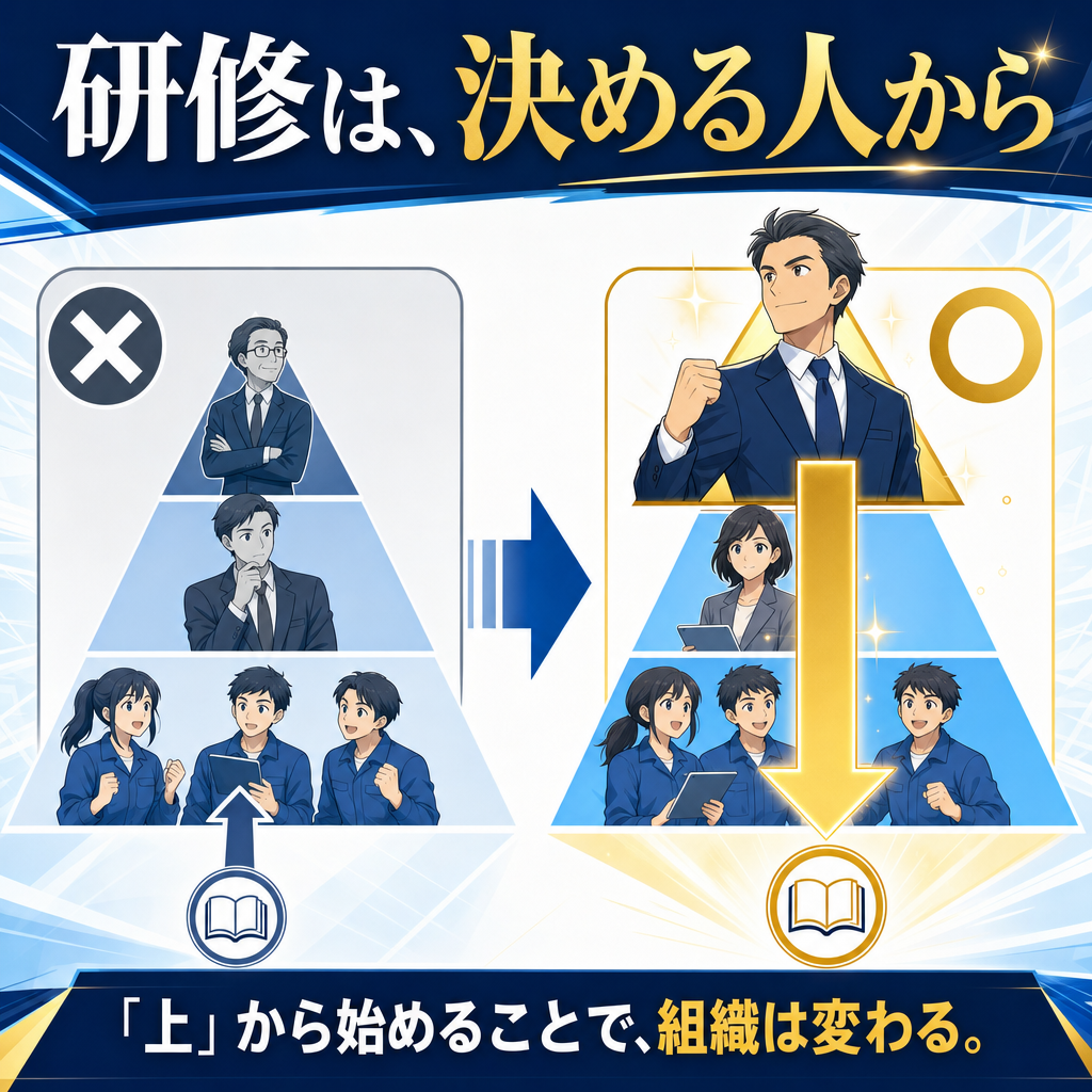 意思決定層で止まると、現場の成果も流れない