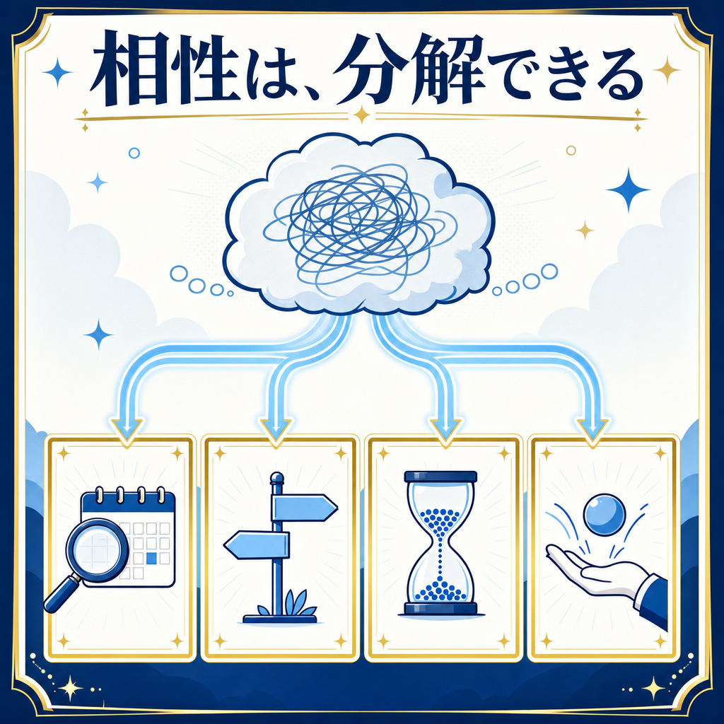 相性は、4つに分解できる