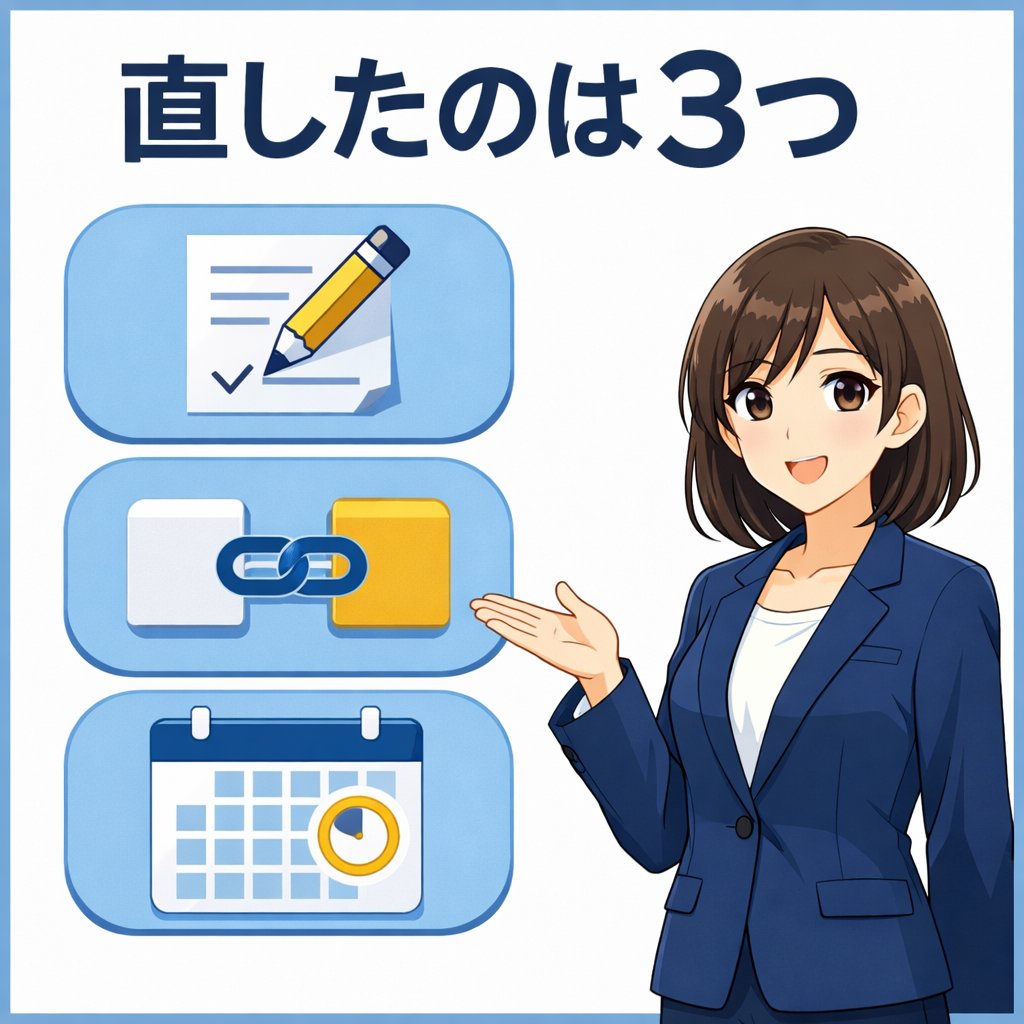 研修計画の直し方