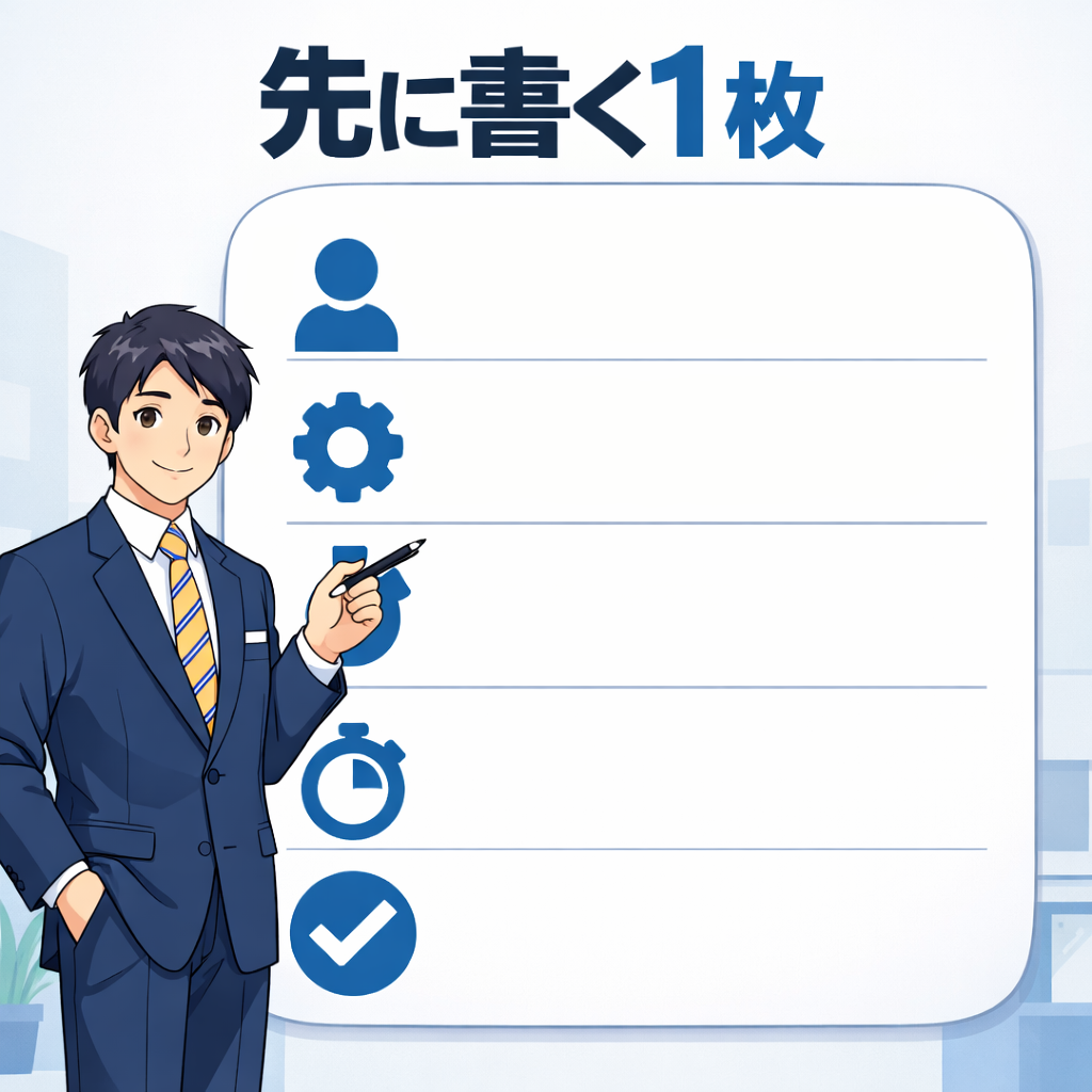 PoCの前に書く1枚