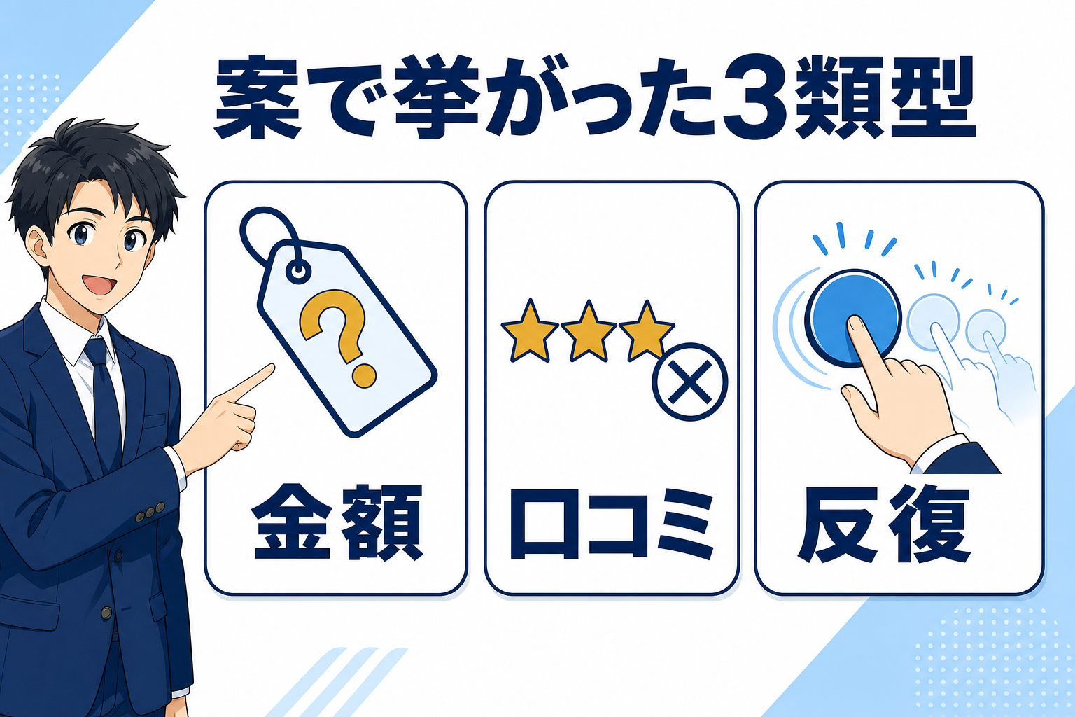 案で挙がった3つの類型