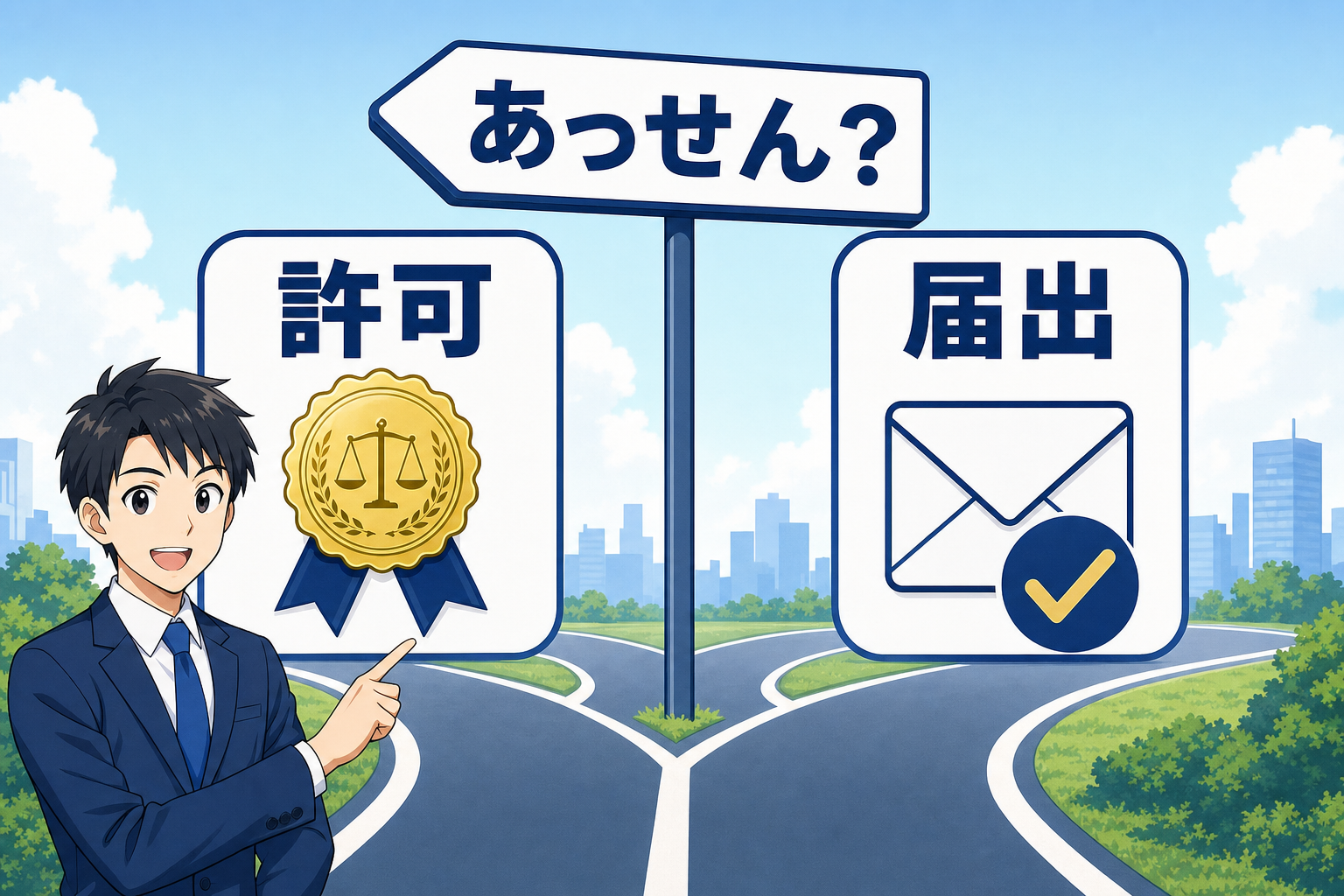職業紹介と募集情報等提供の分かれ道
