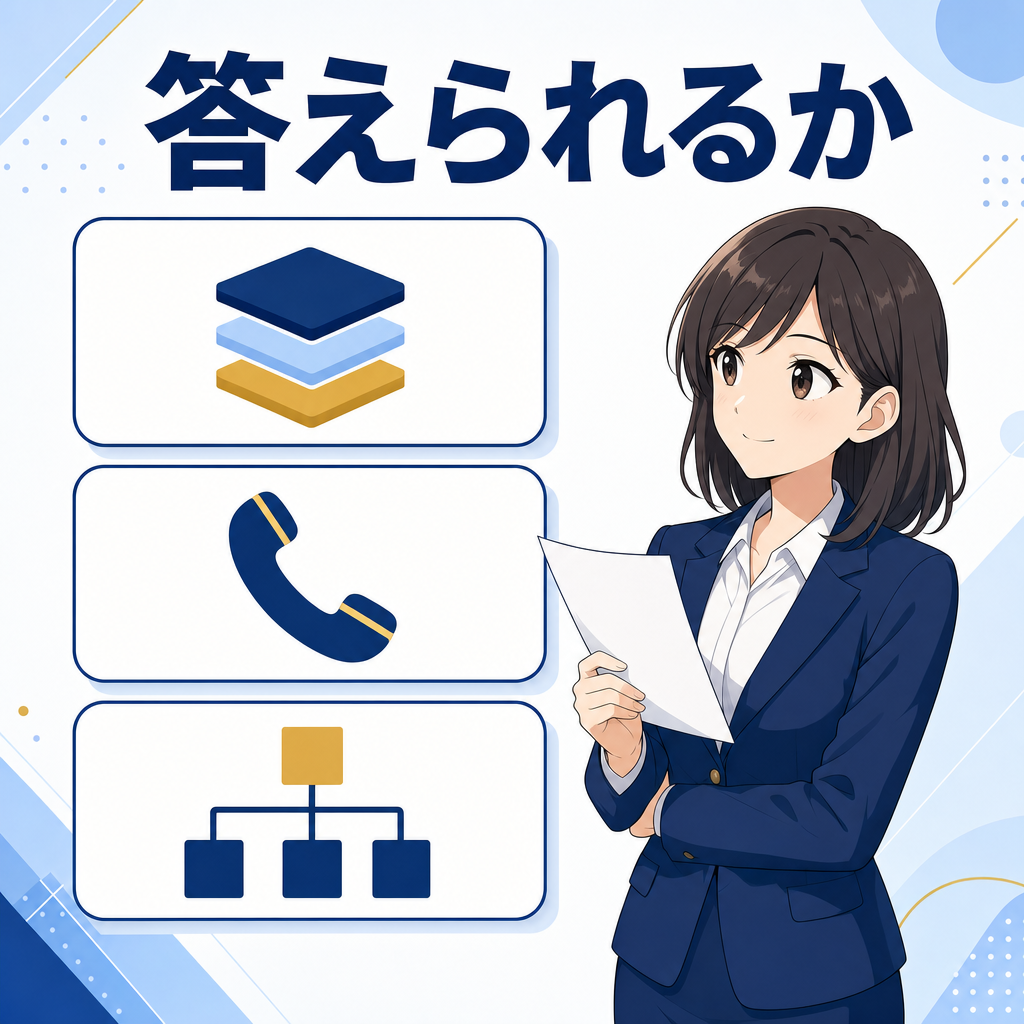 聞かれたら、答えられるか