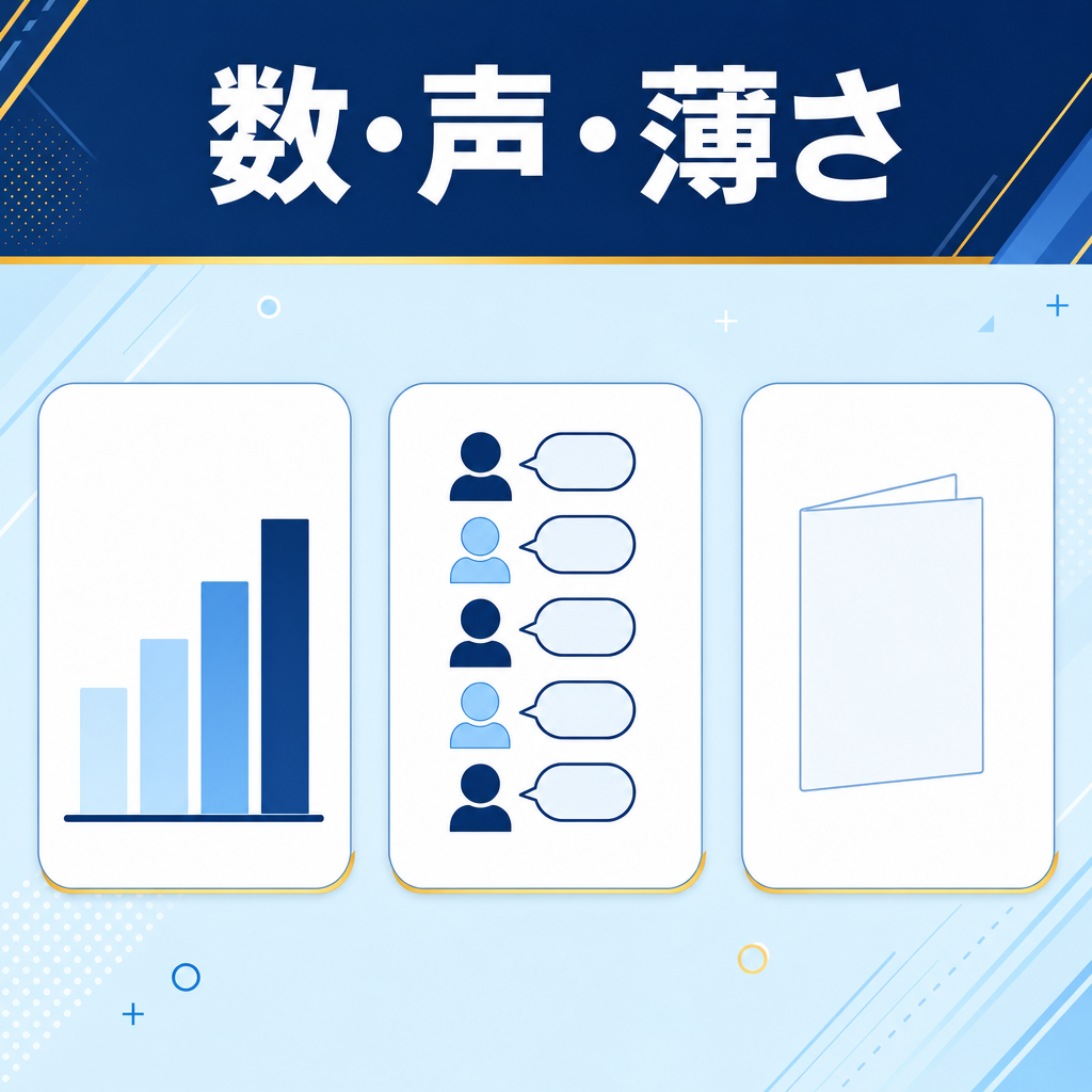 数・声・薄さ