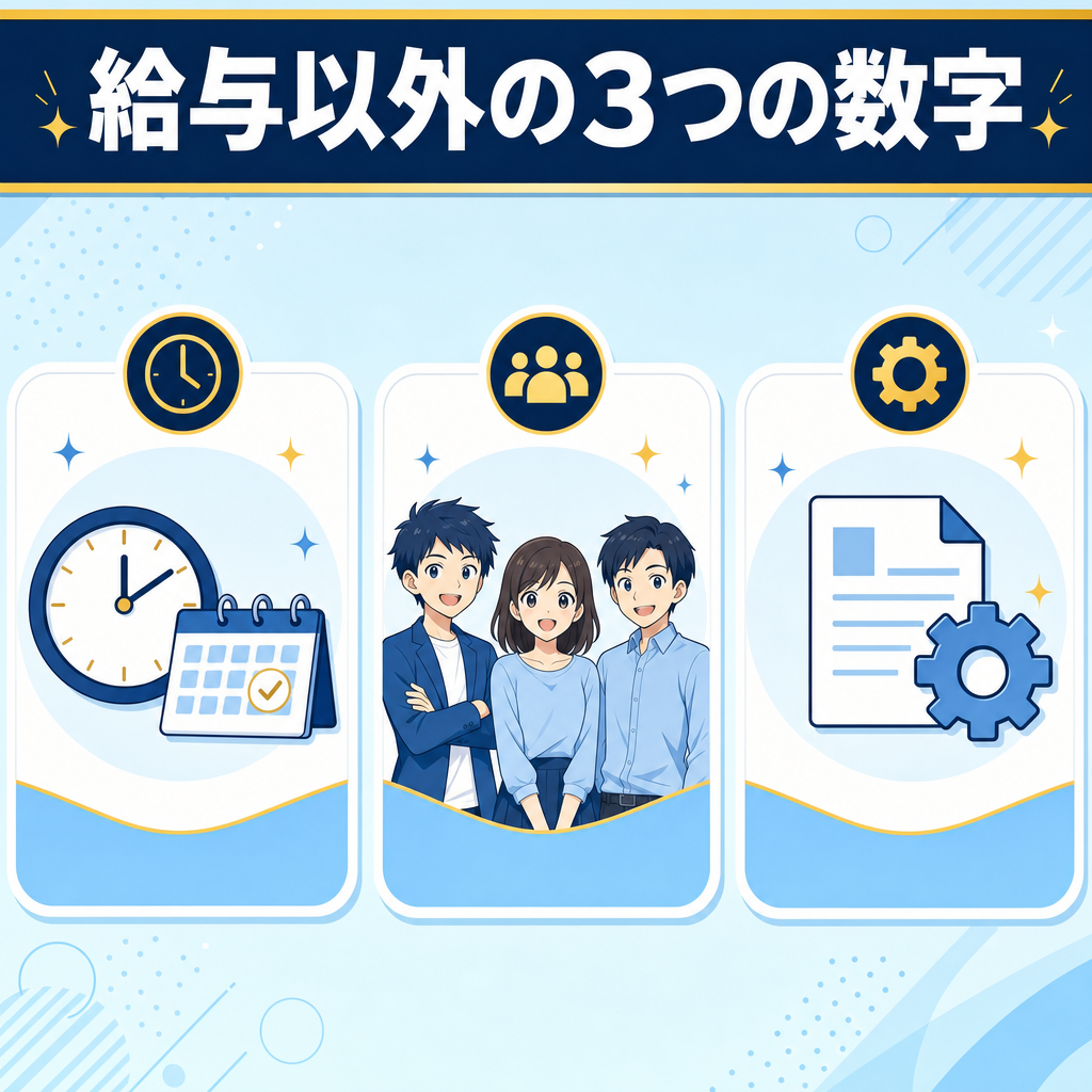 給与以外に数字で出せる3つ